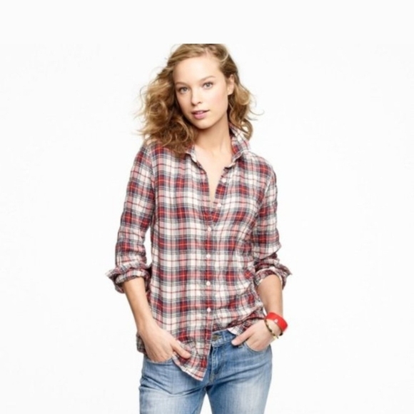 J. Crew Tops - J. Crew Perfect Fit Button-Down Shirt